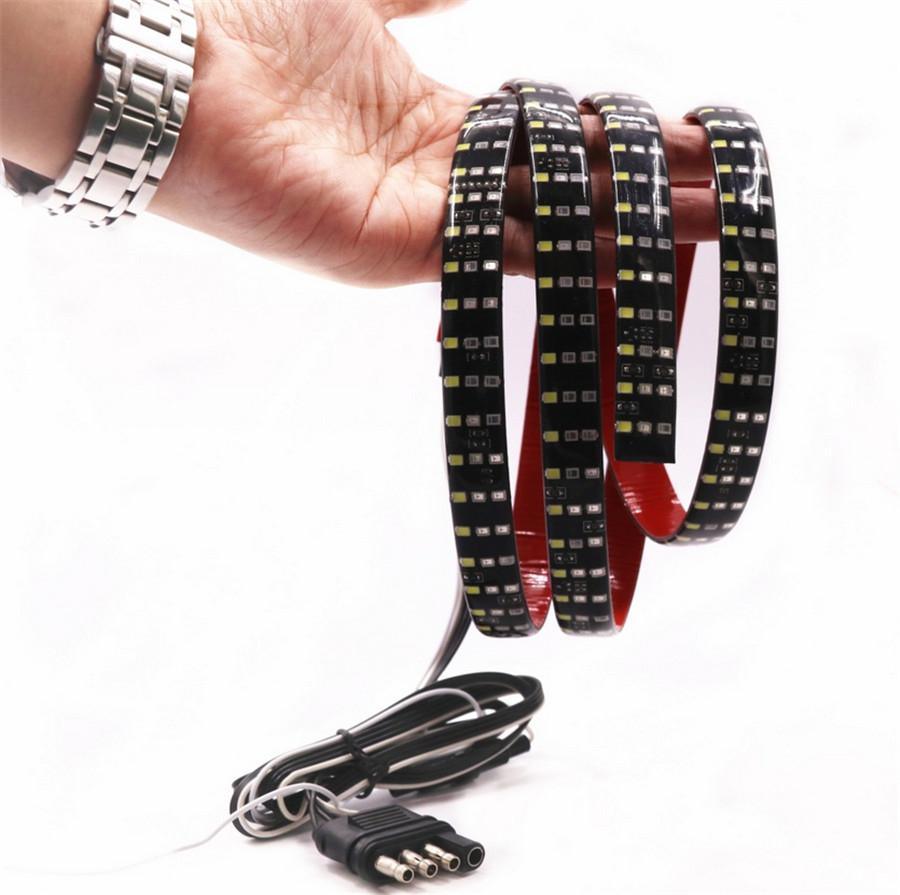 49" Triple Row LED Tailgate Light Bar Turn Signal / Brake / DRL / Reverse Lamp