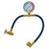 Toolsisland Air Conditioner Simple Gas Charge Hose R134a with Long Hose Meter Total Length 17.3 Inches (440 Mm)