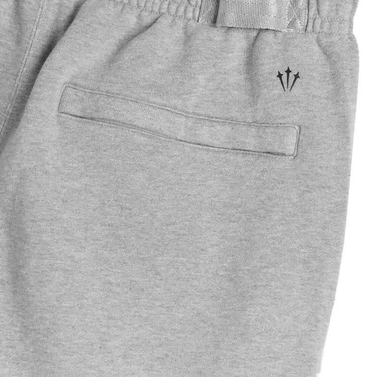 Nike Solid Logo Elastic Waist Five-Point Casual Shorts Unisex shorts Gray FQ0408-063