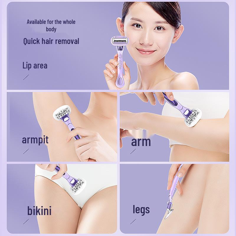 Women's Full Body Shaving Razor for Underarm and Leg Hair Removal
