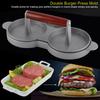 Aluminiumlegierung Antihaft-Doppelburger-Pressform Hamburgerfleisch Rindfleisch Küchenhelfer