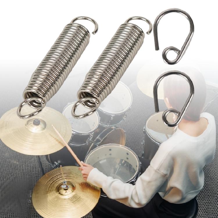 2Pcs Tensioner Drum Foot Pedal Spring Drum Extension Spring Replacement Drum Pedal Springs for Percussion Instrument