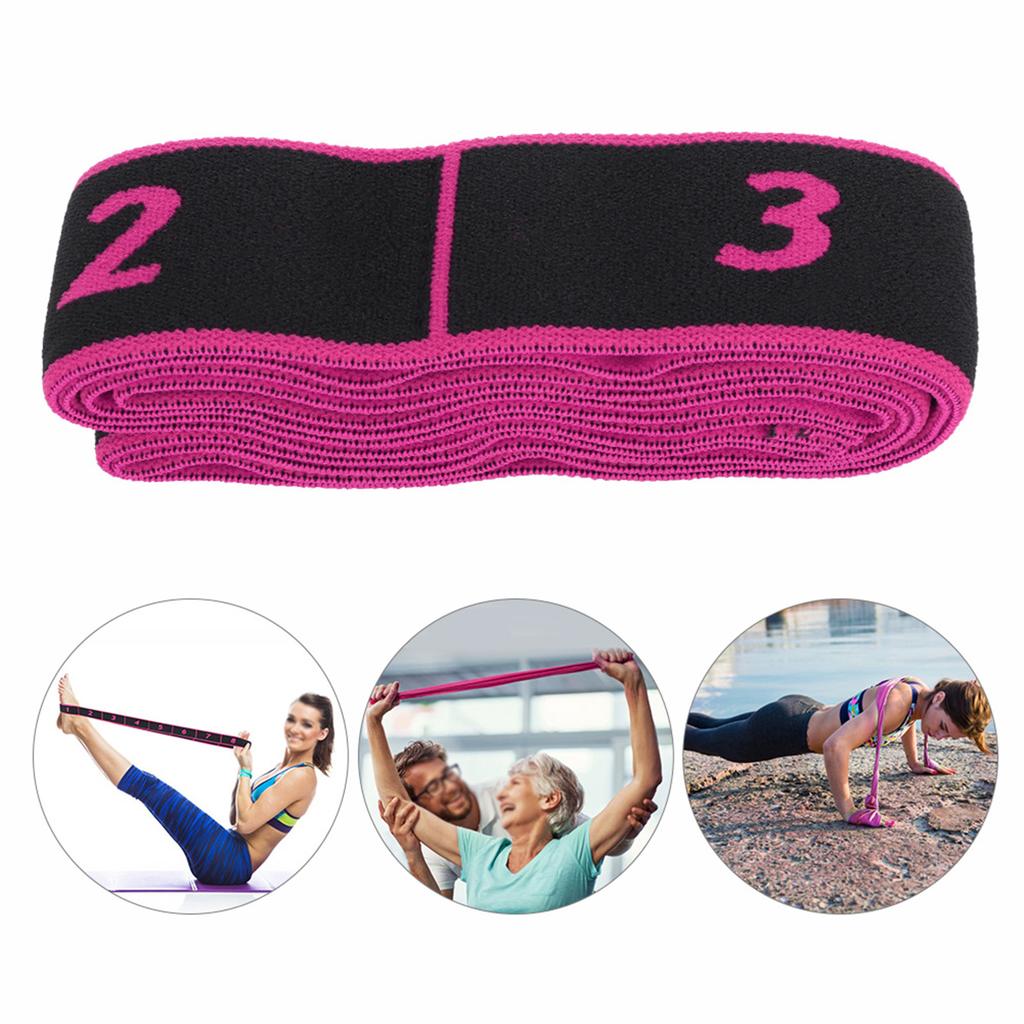 Fitness Elastic Bands Resistance Belt   Sling Exercise Accessory for Training(Red)