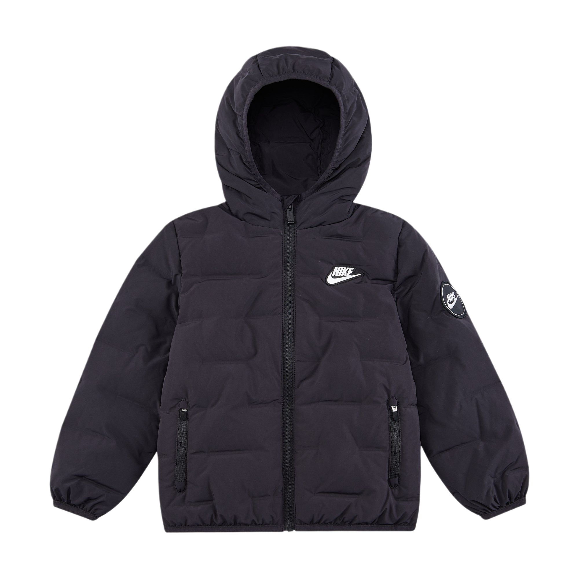 

Nike Hooded Zipper Versatile Down Jacket Kids Jackets Black HQ7960-010 M