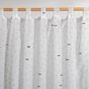 TEMU Translucent Chiffon Butterfly Floral Curtains for Bay Windows & Living Rooms