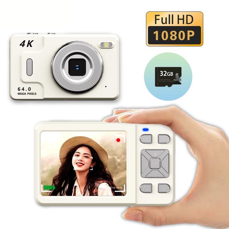 

New 5K 72MP CCD Card Camera for Students - Ideal for Campus, Parties, Outdoor & Home Use 2.4 Screen, 5MP
