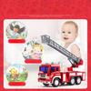 Multifunctional Early Education Simulation Inertia Sound And Light Music Storytelling Fire Truck Model Children'S Toys 1:16