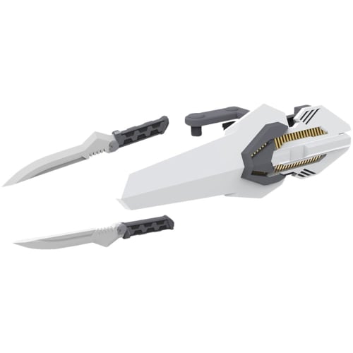 Kotobukiya M.S.G Modeling Support Goods Weapon Unit 50 Composite Plate Unit 01, Total Length Approximately 74mm, Non-Scale Plastic Model