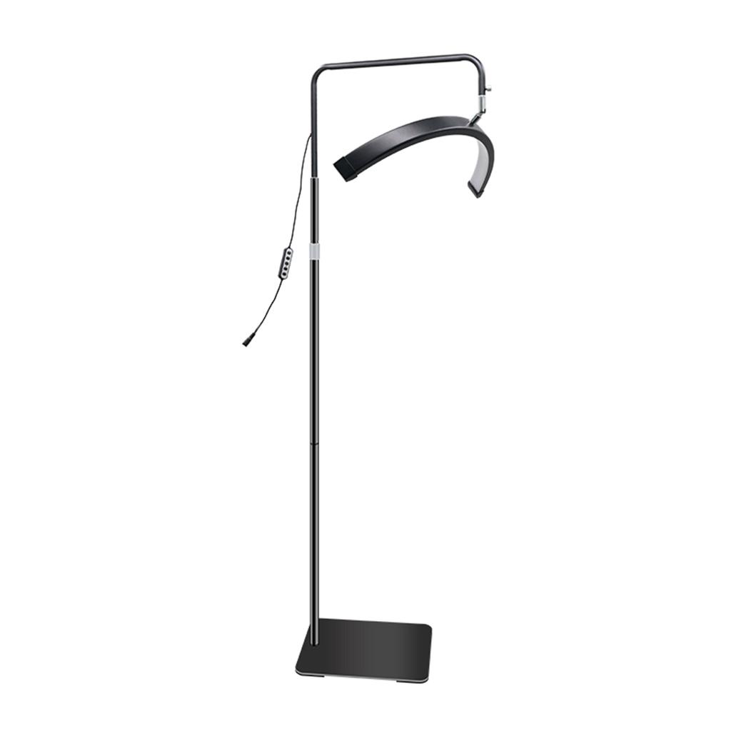 HD M6X Pro 36W Half Moon Light Floor Lamp Fill Light 3200K 5600K Dimmable with 180cm  70.9in Metal Light Stand Phone