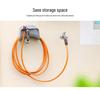 Wall-Mounted 30m Water Hose Rack for Garden and Car Wash