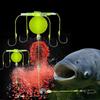 4Pcs AntiBottom Small Exploding Hook Fishing Baits Cage Four Hook AntiWinding Fishing Spring Baits Cage Easy to Use