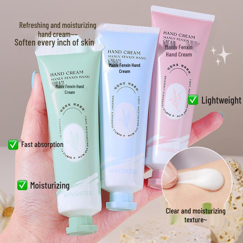 Mingxi Zhi Fragrant Hand Cream Gift Set: Moisturizing & Hydrating for Autumn/Winter, Anti-Cracking, Refreshing Care