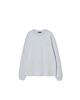 WORTHWHILE MOVEMENT Stitch Pocket Long Sleeve Tee (White Melange)