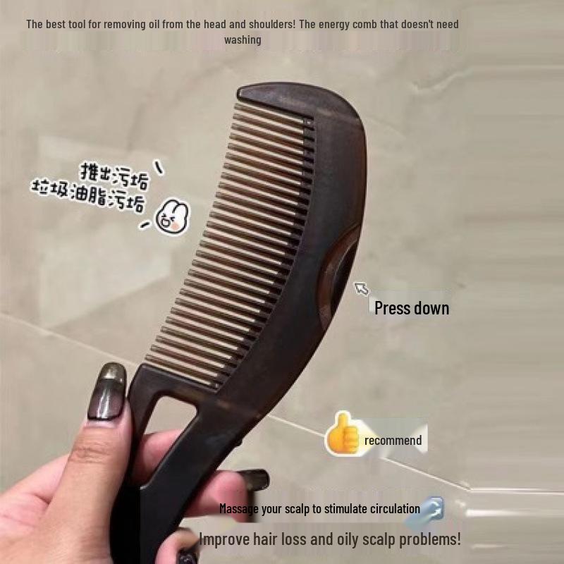 

Pressing Energy Comb: Fourth Gen No-Rinse Wooden Comb