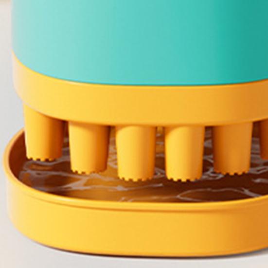 Kids Bubble Machine Easy to Use Bubble Blower Toy Cartoon Dinosaur Design Bubble Obstacle Course Toy Portable Bubble Blower