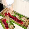 Kitchen Rugs Print Non-Slip Thick Cushioned Kitchen Mat Comfort Standing Mat for Kitchen