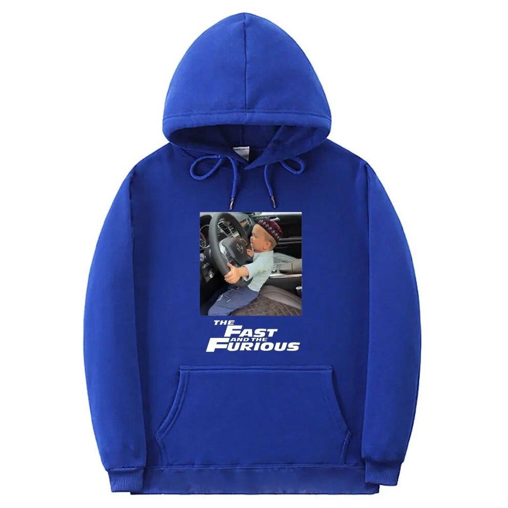 Hasbulla Fighting Meme Hoodies Mini Khabib Blogger Print Unisex Women Hoodie Hooded Sweatshirts Pullovers Unisex Tracksuit Clothing