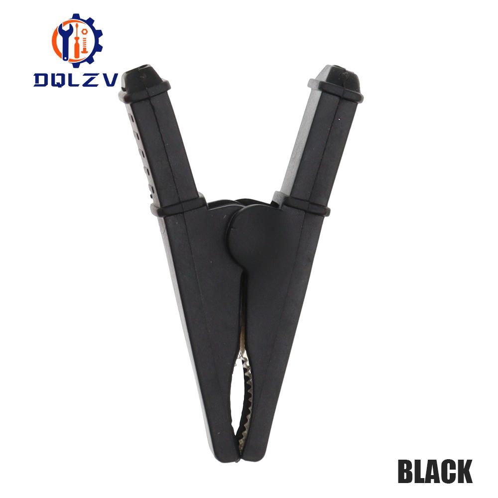 1PCS 75MM Insulated Crocodile Clip 50A Crocodile Clip Car Caravan Van Battery Test Lead Clips Alligator Clips