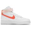 Nike  Air Force 1 High White Orange Pearl Women Sneakers 334031-118
