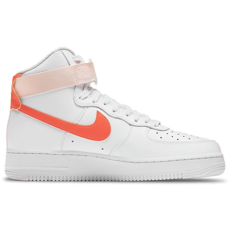 Nike  Air Force 1 High White Orange Pearl Women Sneakers 334031-118