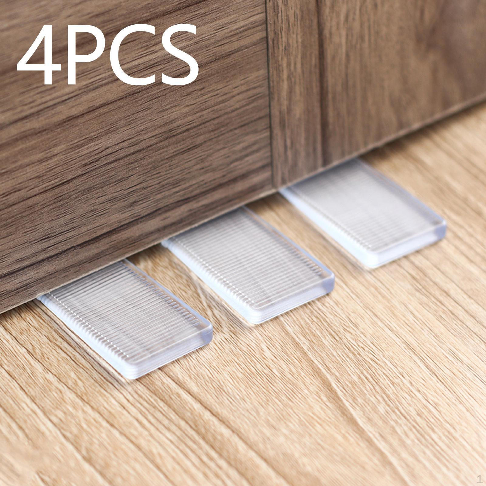 

4 Pack Anti-Slip Furniture Door , Coasters, Floor Protector Pads, Chair Leg Pads for Office, S