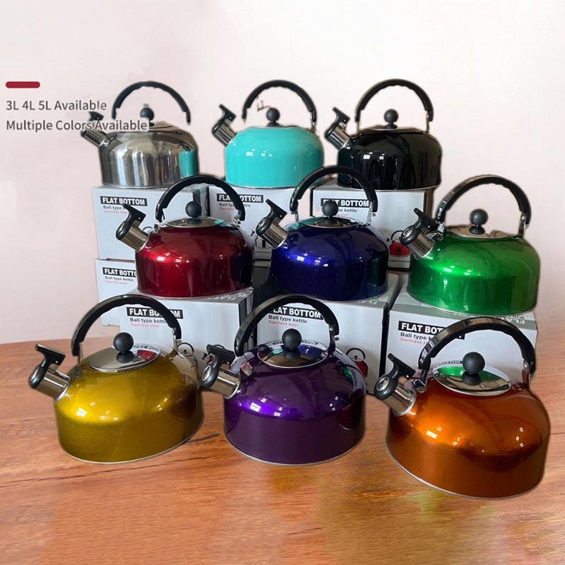 3L Na výlety Turistika Vaření Konvice z teakového dřeva Ergonomická rukojeť Nerezová konvice Sporák Plyn Varná konvice Pískací konvice Čajová konvice