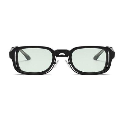 NeoRetro 5554 Newtro Hässliche Sonnenbrille C3 Tönung Grün