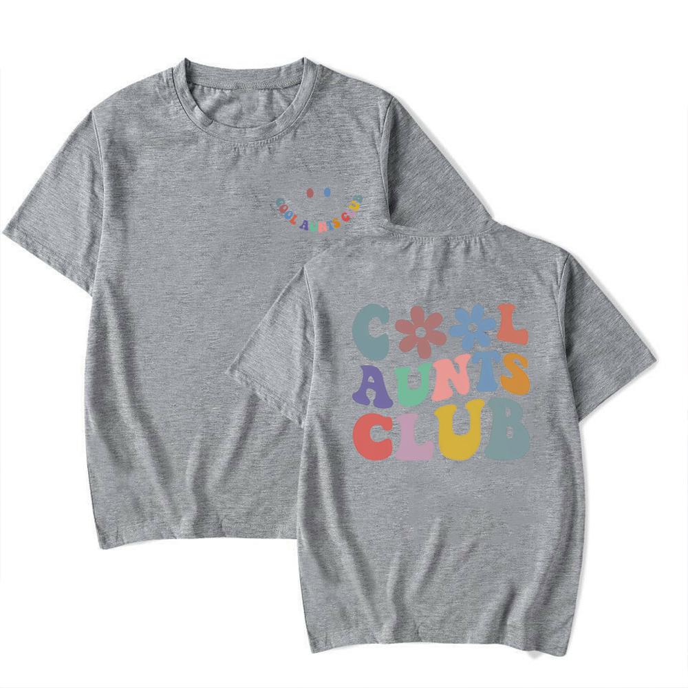 Cool Aunts Club Tshirt Favorite Aunt Shirt New Aunt Tshirt Cool Aunt Gift From Niece Front Back Unisex Print Short Sleeves Tops