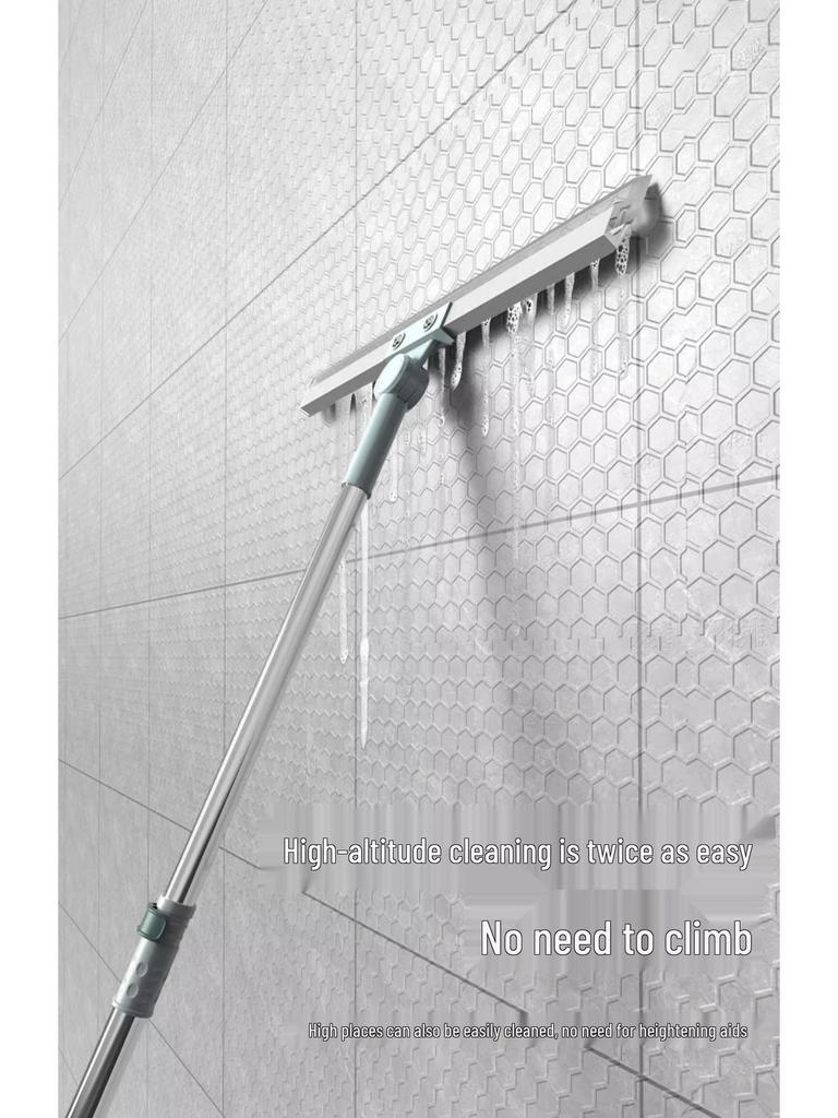 Magic Dual-Use Silicone Mop: One-Wipe Clean for Bathroom & Toilet Floors