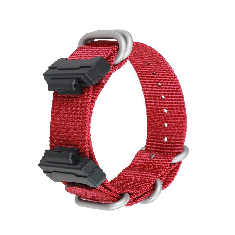 

16-мм адаптер + HD Conversion RAF нейлоновий ремінець підходить для Casio Gshock GA120 GA100 5600 GWM5610 DW6600 Аксесуари для ремінця для годинника