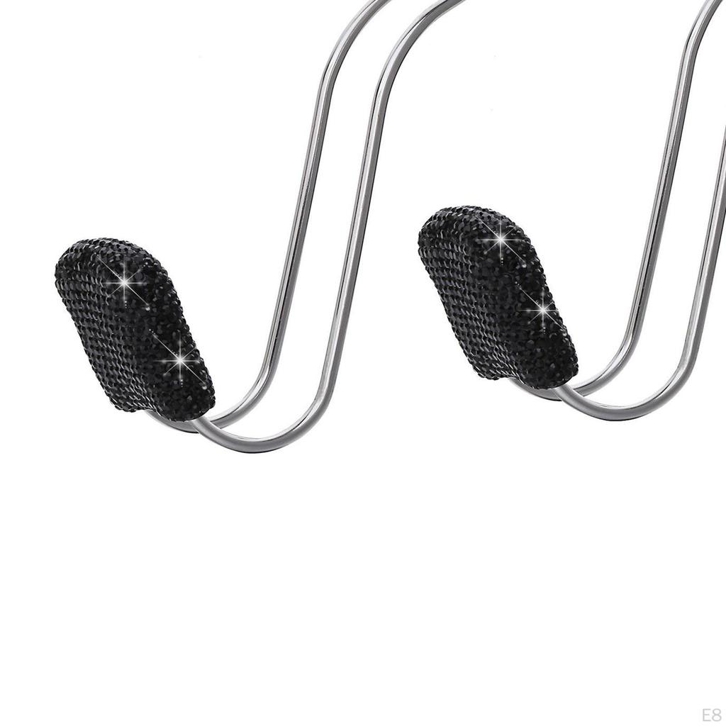 2 Car Back Seat Headrest Hooks Hanger Organizer Accessories, Easy to Install
