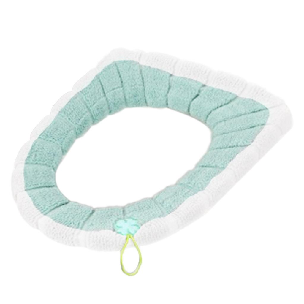 Bathroom Toilet Seat Closestool Washable Soft Warmer Mat Cover Pad Cushion
