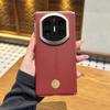 Applicable to Huawei matex1 Huang Caishen mobile phone case second change x1 lens x1 collector's edition plain leather double central axis  case