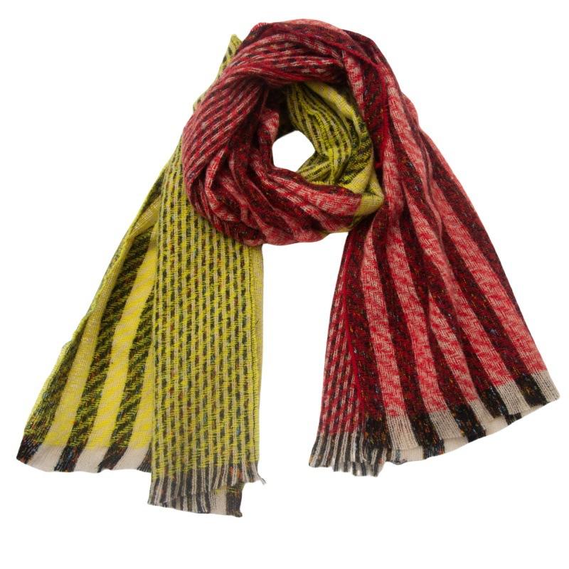 Ladies' New Double-Sided Thickened Versatile European And American Autumn And Winter Scarf, Air Conditioning Shawl