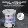 Compact Cordless Laundry Washer with Built In Battery for Delicate Clothes Dormitory Camping Water Saving Technology