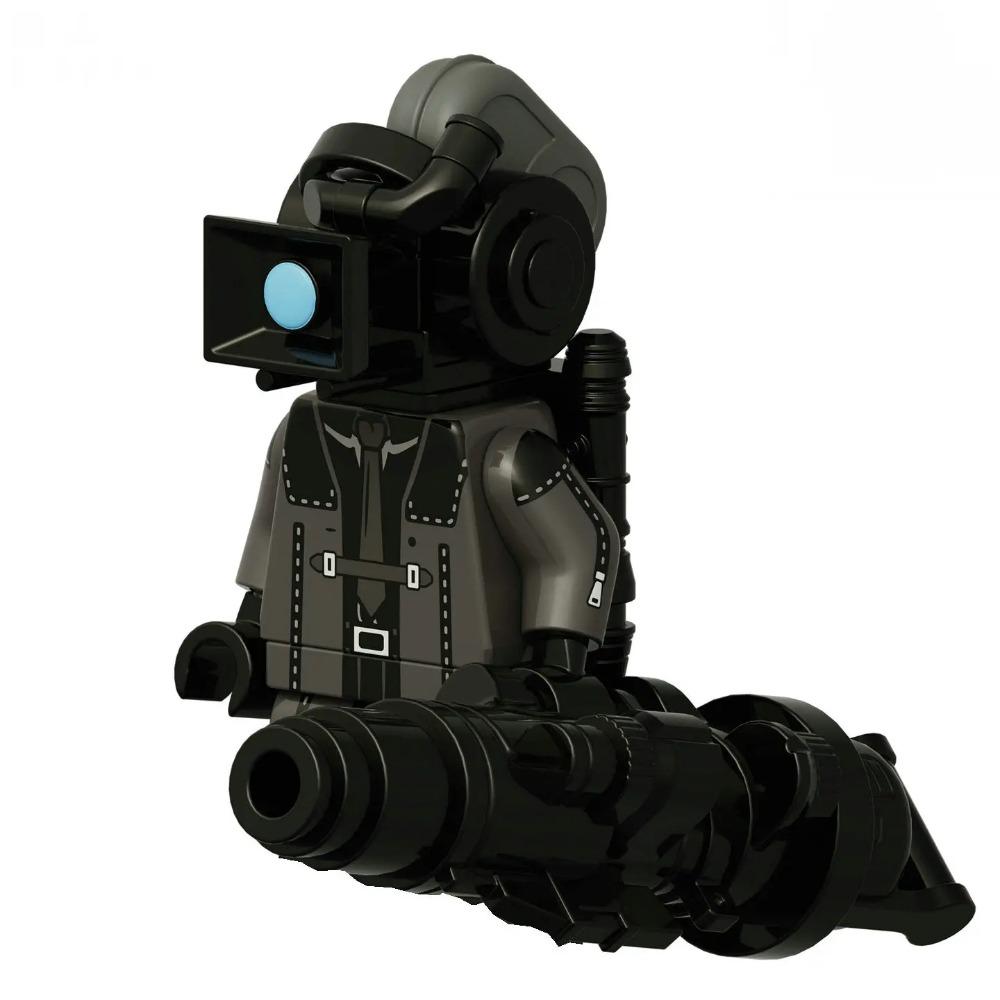 Mini Skibidi Toilet Man Figure Anime Block Toys TvMan Plus Titan Cameraman Speakerman Bricks Model Toy Kid Birthday Gifts