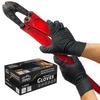 Luvas de nitrilo borracha mecânico descartáveis 100 peças 0,35 mm ultra-espessas recomendadas engenheiro mecânico trabalho com óleo pintura manutenção automotiva uso