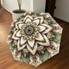1 Stück Lotus-Mandala-Schirm - 8 Speichen verstärkt, Automatisches Öffnen, Leicht & Langlebig, Niedliches Modeaccessoire für den Außenbereich, Strand oder Freizeit, Strandschirm