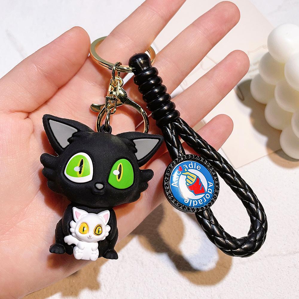 Kawaii Suzume No Tojimari Daijin Cat Keychain Figure Anime Action Figure Desktop Doll Collection Toy for Kid Gift