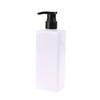 500ml Square PET Plastic Pump Bottles, Refillable and Durable – for Body Lotion, Shower Gel, Shampoo, and Liquid Soap