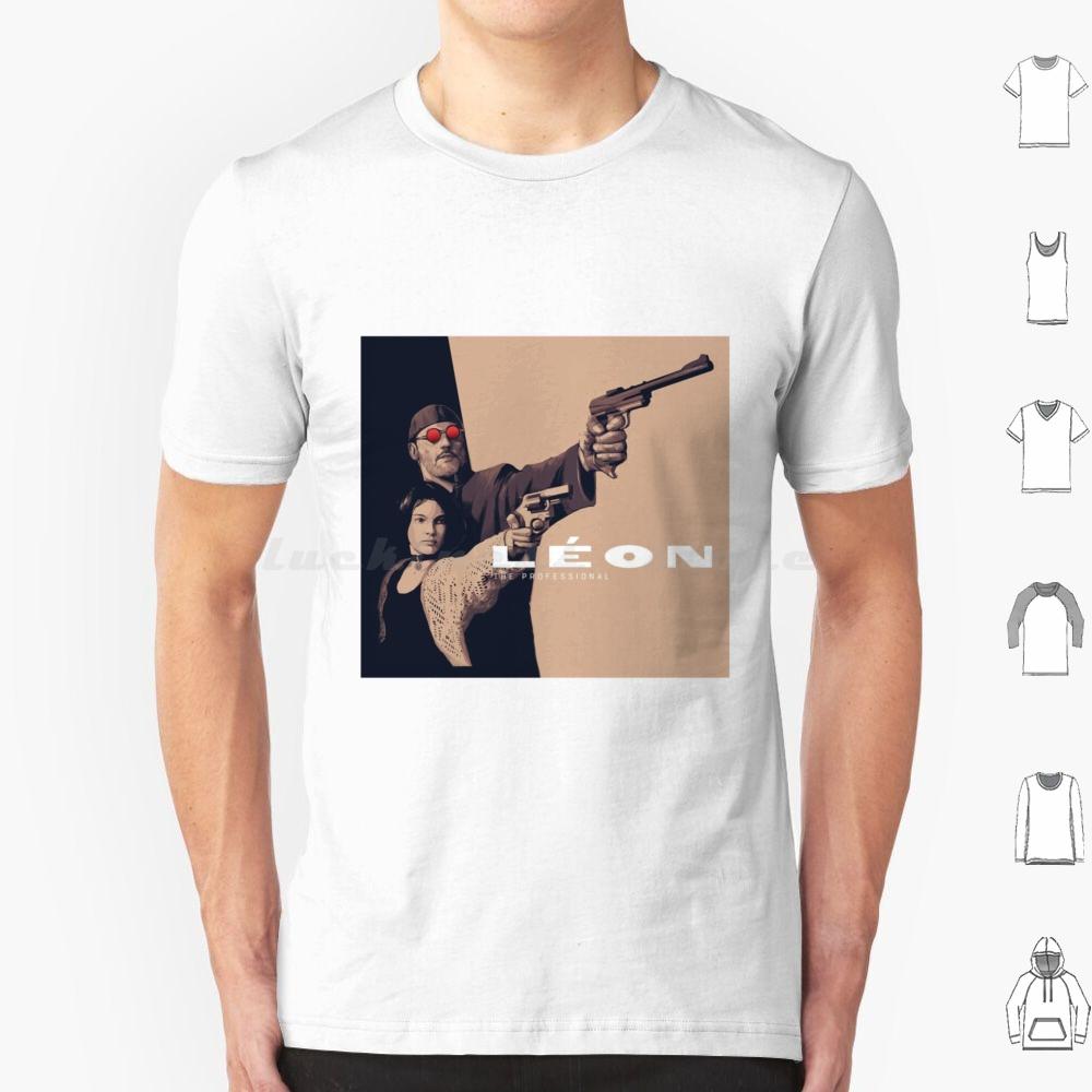 Leon The Professional T Shirt 6xl Cotton Cool Tee Leon Leon The Professional Movie Mathilda Natalie Portman Film Jean Reno The