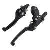 Clutch Brake Lever CNC Aluminum Alloy Left & Right Set Fit for 22mm 7/8 Inch Handlebar Bike - Black