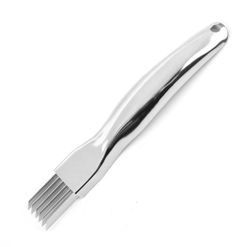 

ZISIZ Stainless Steel Scallion & Onion Slicer (2-Pack)