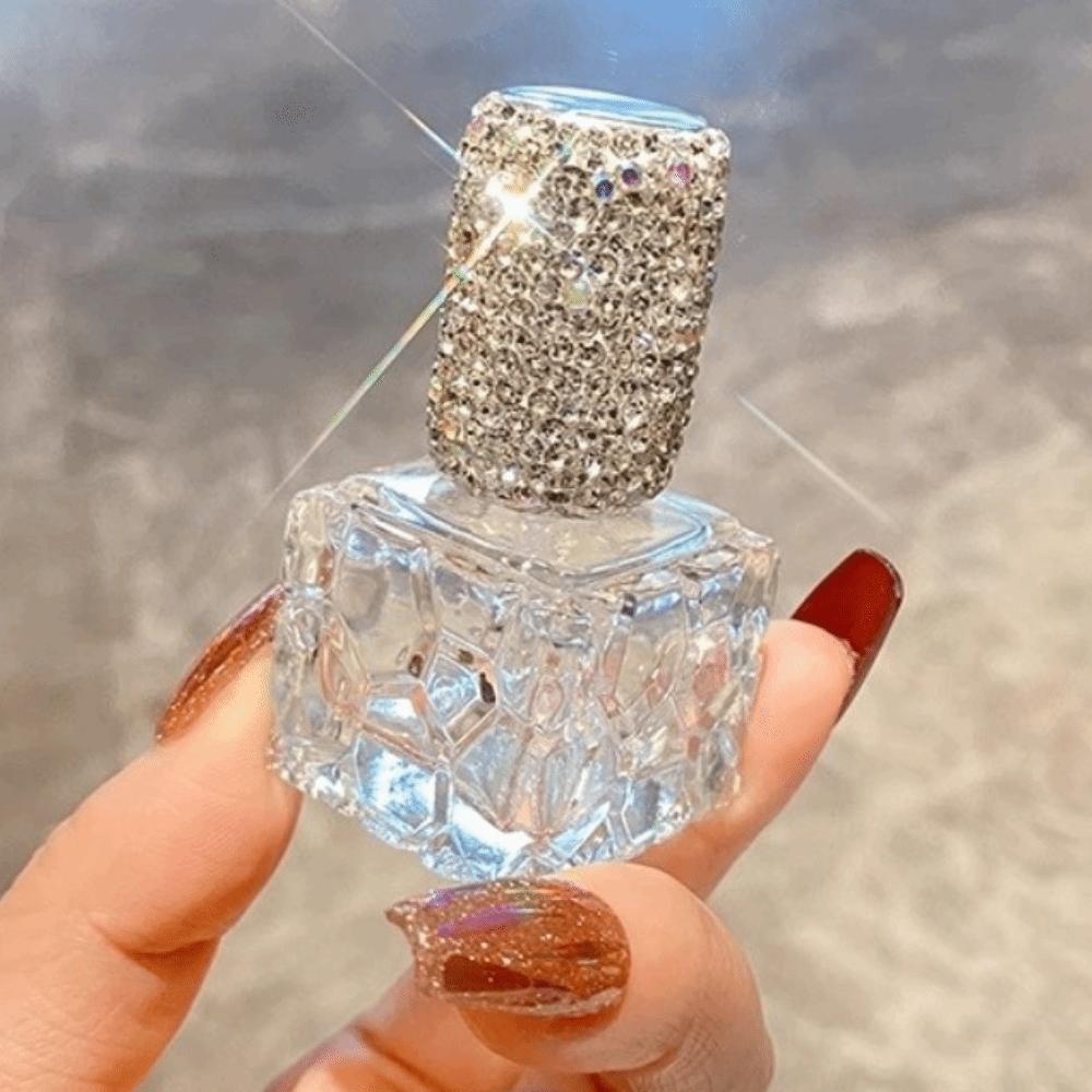 Exquisite Glass Perfume Atomizer 10ML Rhinestone Oil Diffuser Bottle Travel Supply