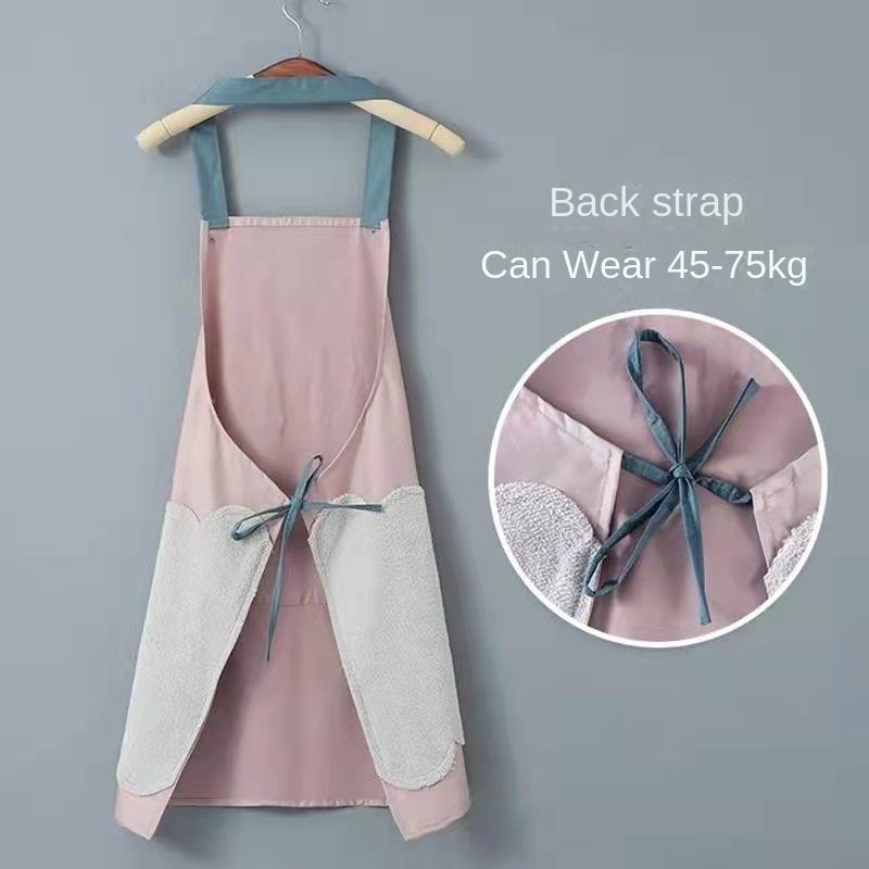 1pc Adorable PVC Apron, Durable Kitchen Wear with Pocket for Cooking Tools, Ideal for Restaurants and Food Trucks, Cute Apron