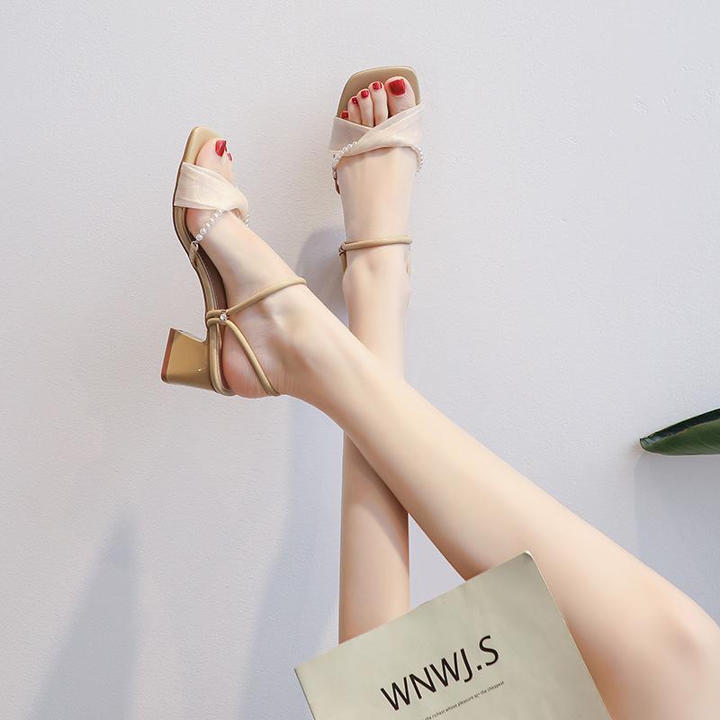 779-5 Sandals Women Wear 2025 Summer New Women's Internet Celebrity Two Wear Cool Slippers Fairy Style