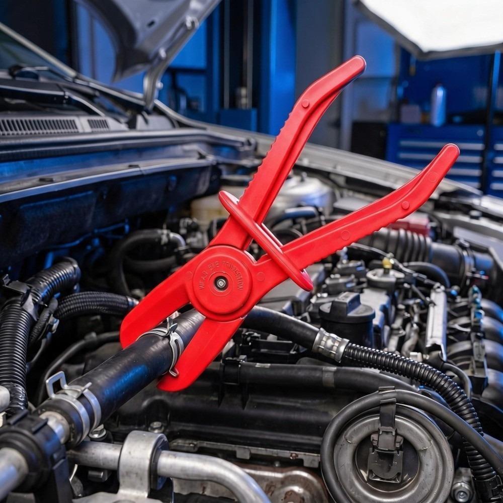 

3PCS Red Blue Yellow Line Clamp Pliers Heat-Resistant Fuel Line Clamp Tool Repair Workers червоний