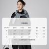 ] New autumn non-ironing stand-up collar simple silhouette trench coat women's drawstring waist thin high-end coat