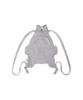Pleatsmama New Bow Backpack Glitter Silver