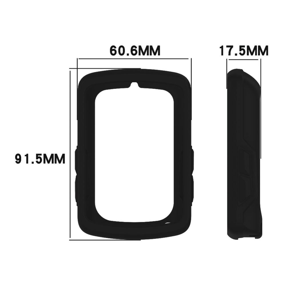 Stöttåligt skyddsfodral Fallsäkert skärmskydd för Bryton Rider S510 MTB